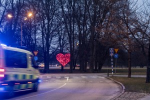 Ingvar Willander-Pildammsrondellen - Hjärta - Ambulans